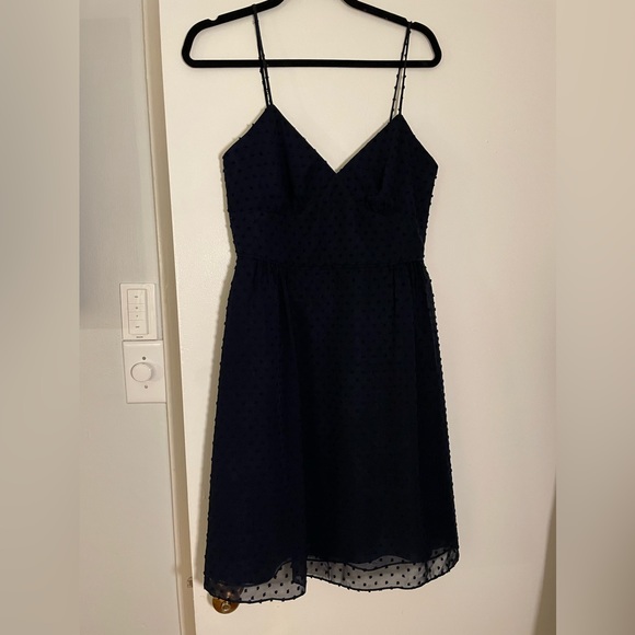 M2231 Jewel Neck Sheer Overlay Cocktail Dress main image 1